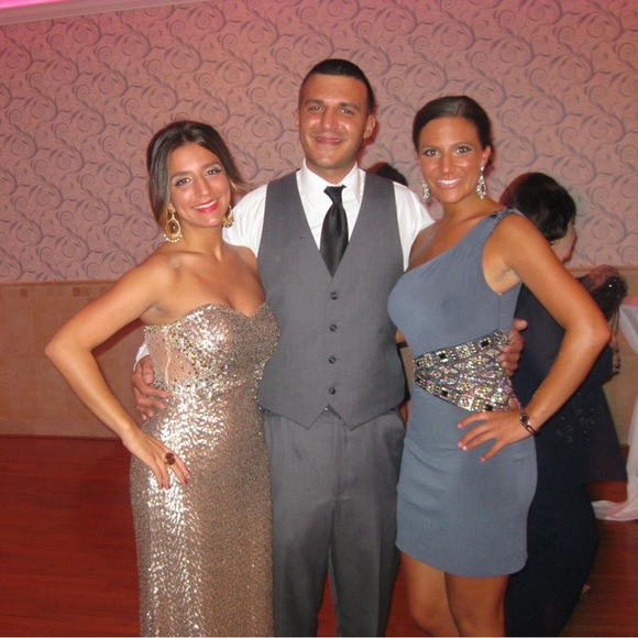 La Femme gown in bronze/gold - Picture 12 of 14